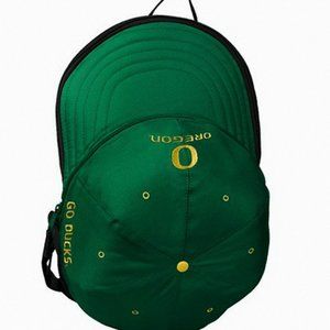 OREGON DUCKS BACKPACK EXPANDABLE BASEBALL CAP STYLE BAG NEW NCAA LICENSED